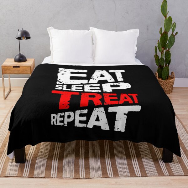 Item preview, eat sleep treat repeat designed and sold by Grafik0.