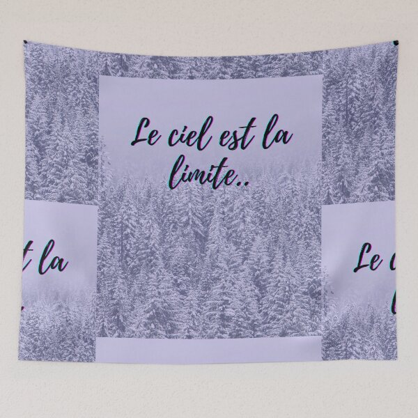 Item preview,  Sky is not the limit - popular french quotes theme gifts  designed and sold by RebelliousRosee.