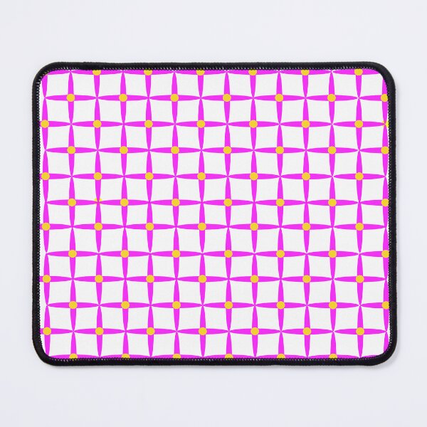 Item preview, MCM Hot Pink and Bright Yellow: mid-century design in MCM colors, mid century abstract, colorful. mcm vibe, groovy designed and sold by Becky Hunter.