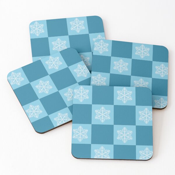 Item preview, Snowflake Snowflakes Winter Snowstorm Snow Skiing Pattern Print Sacred Geometry Light Blue designed and sold by Shayna Westfall.