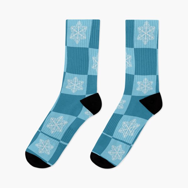 Item preview, Snowflake Snowflakes Winter Snowstorm Snow Skiing Pattern Print Sacred Geometry Light Blue designed and sold by Shayna Westfall.