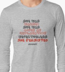 She Persisted Long Sleeve T-Shirt