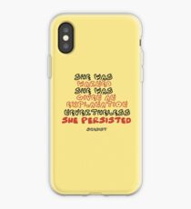 She Persisted iPhone Case