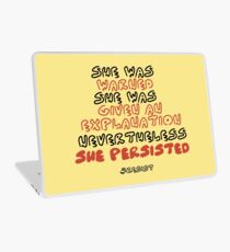 She Persisted Laptop Skin