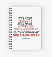 She Persisted Spiral Notebook