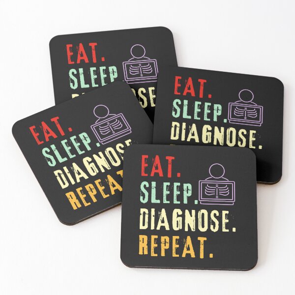 Item preview, Eat Sleep Diagnose Repeat-Doctor-Nurse-Radiologist-Xray Tech-Medical-Med Student designed and sold by SighFly52.