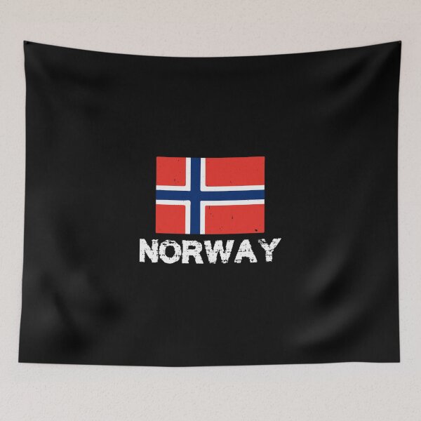Item preview, Norway National Pride Norwegian Flag Design Essential T-Shirt designed and sold by madeleinem48.