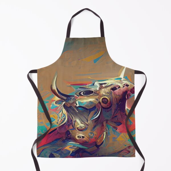 Item preview, Modern Art - Head of a Bull - Cattle - ranch - Farm - Bulls designed and sold by CattlettArt.
