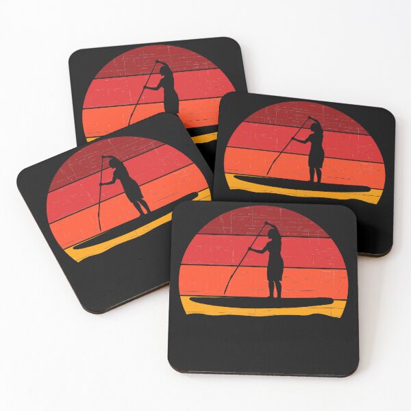 Item preview, SUP Stand Up Paddleboard Retro Sunset designed and sold by RoguePixel.