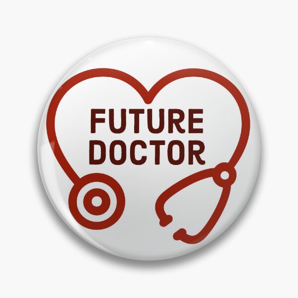 Item preview, Future Doctor Heart Stethoscope Gift for Medical Students, Kids and Baby Red Version designed and sold by SteamParliament.
