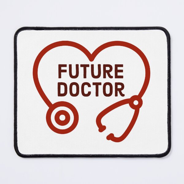 Item preview, Future Doctor Heart Stethoscope Gift for Medical Students, Kids and Baby Red Version designed and sold by SteamParliament.
