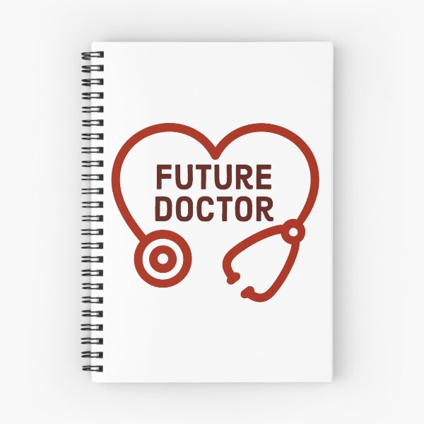 Item preview, Future Doctor Heart Stethoscope Gift for Medical Students, Kids and Baby Red Version designed and sold by SteamParliament.