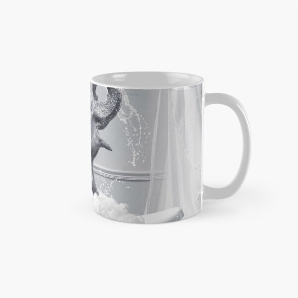 Item preview, Elephant Taking a Bath designed and sold by SurfolioPrints.