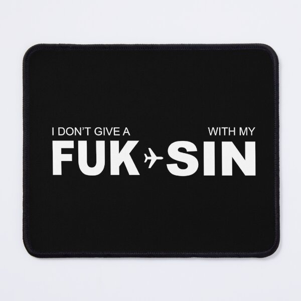 Item preview, i don't give a FUK with my SIN designed and sold by Fly Buy Wear.