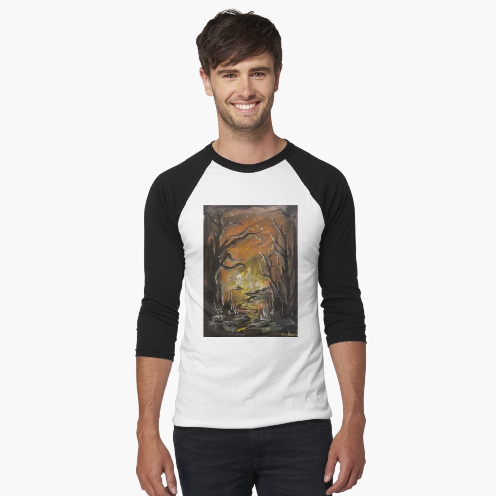 Item preview, Baseball ¾ Sleeve T-Shirt designed and sold by bevmostic.