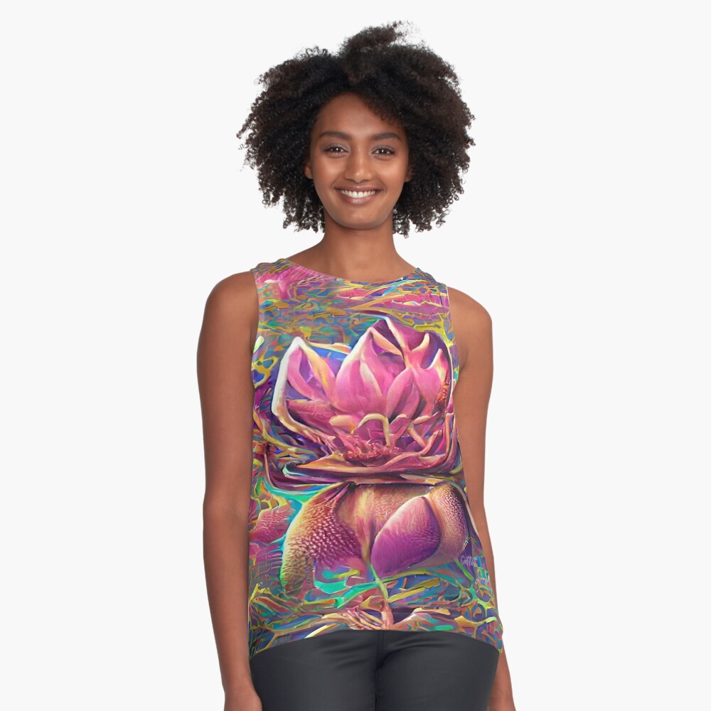 Lotus Flower Yoga & Workout Tank Top