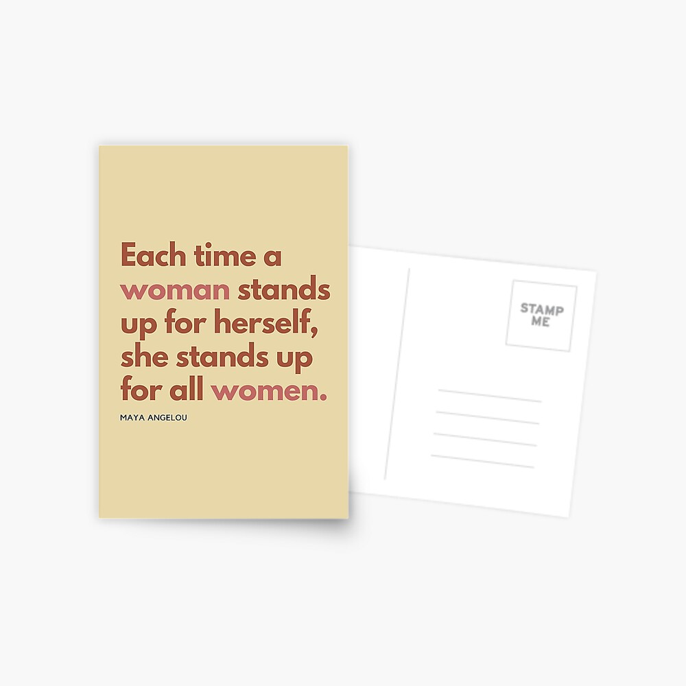 Maya Angelou Women Empowerment Quote Poster for Sale by FoxyCreativeLtd