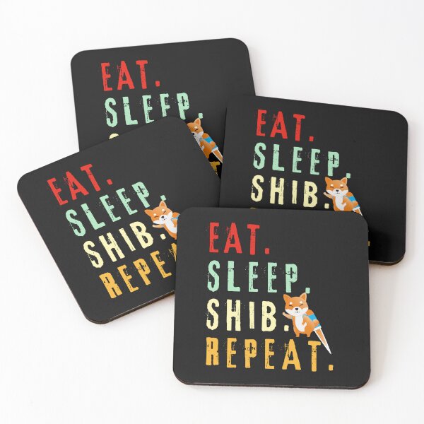 Item preview, Eat Sleep Shib Repeat-Crypto-Shiba Inu-Shib Inu-Funny-Funny Dog-Funny Crypto-blockchain-btc-eth designed and sold by SighFly52.