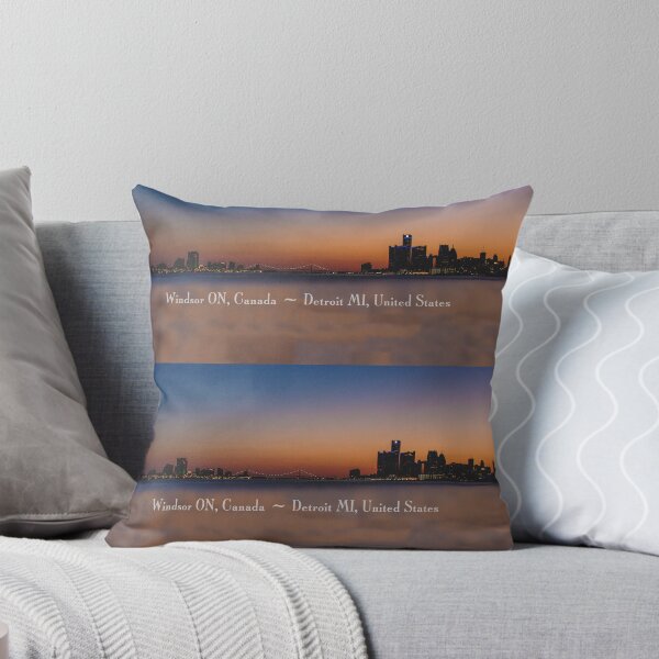 Item preview, Detroit, Michigan - Beautiful View of Detroit - Windsor Border Crossing designed and sold by leemcnut.