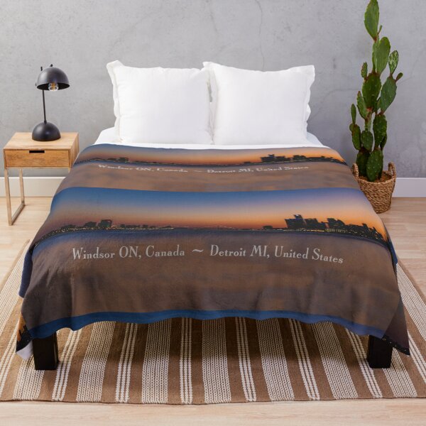 Item preview, Detroit, Michigan - Beautiful View of Detroit - Windsor Border Crossing designed and sold by leemcnut.