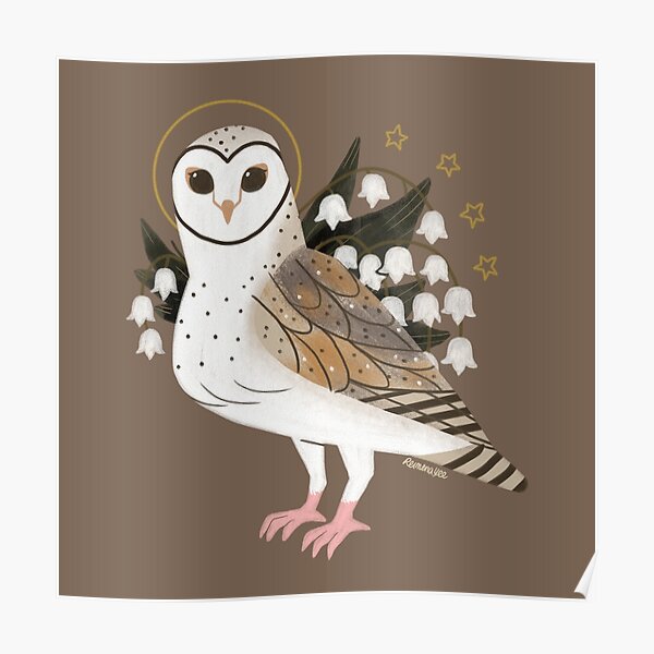 Familiar - Barn Owl Poster