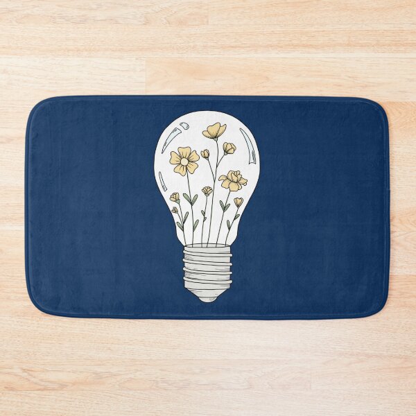 Item preview, Light Bulb with Yellow Flowers  designed and sold by KitsuneCostume.