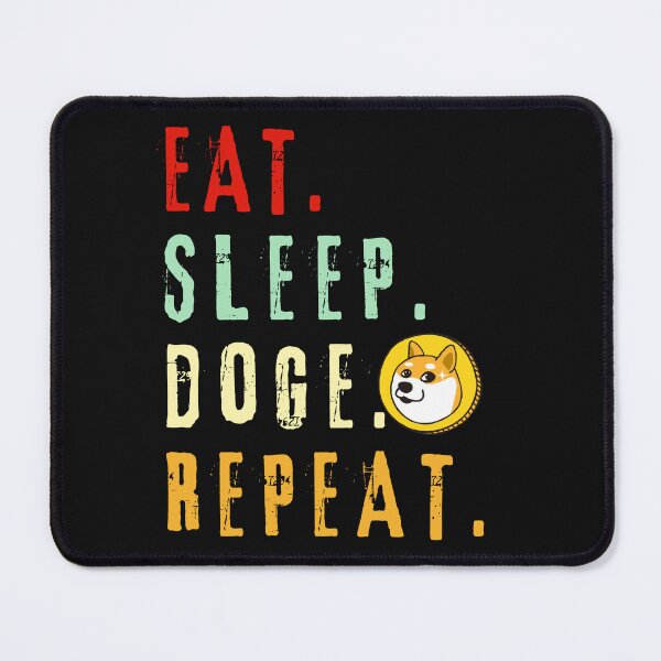 Item preview, Eat Sleep Doge Repeat-Crypto-Dogecoin-Doge-Funny-Funny Dog-Funny Crypto-blockchain-btc-eth designed and sold by SighFly52.