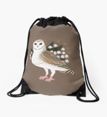 Familiar - Barn Owl Drawstring Bag