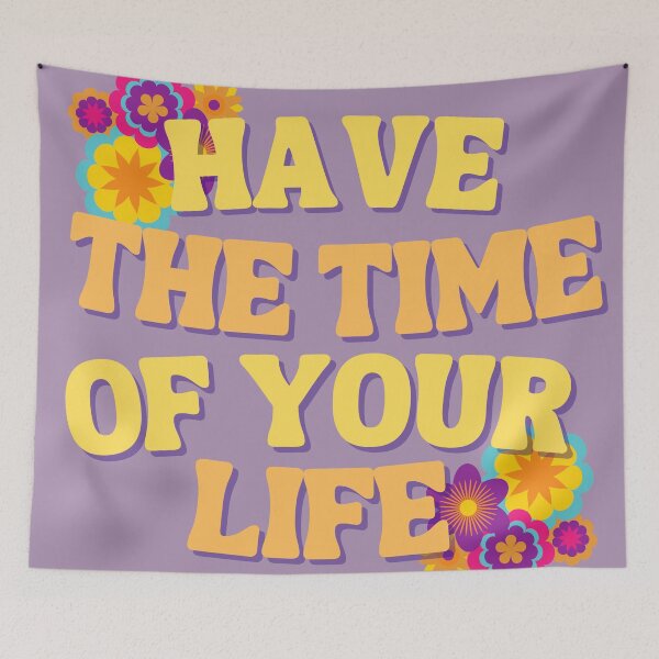 Item preview, Have the time of your life retro flowers designed and sold by reannyn.