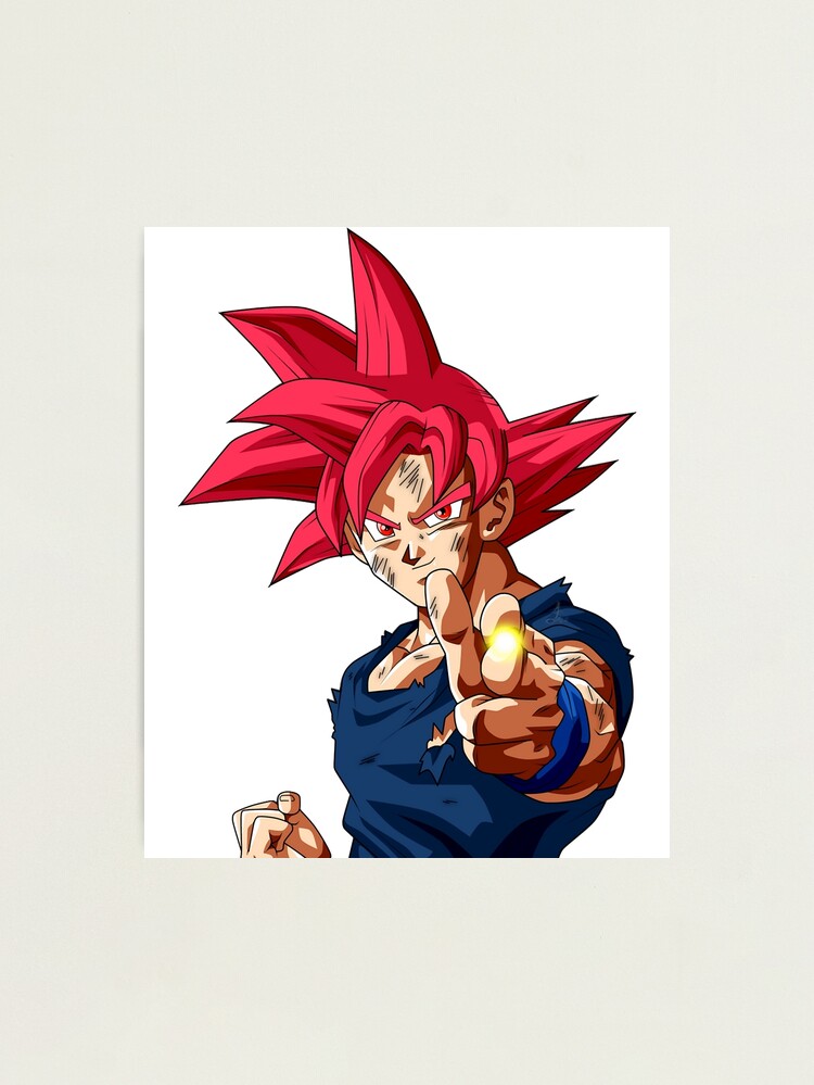 Goku Ssj God Red Digital Art by Walid Bekro - Pixels