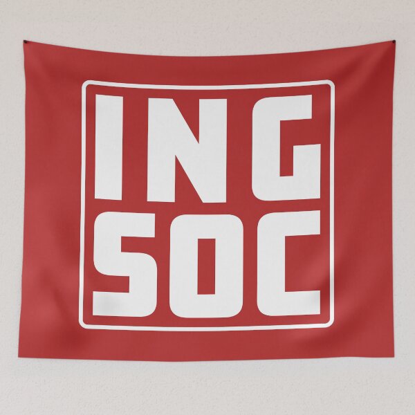 Item preview, INGSOC (white) designed and sold by Murder of Crows.