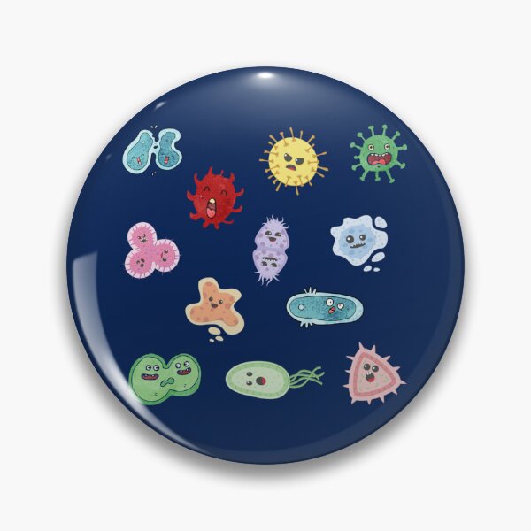 Item preview, Cute Microbes Bacteria, Virus, Ecoli MicroBiology Seamless Pattern  Pack.     designed and sold by Mustafagreen.