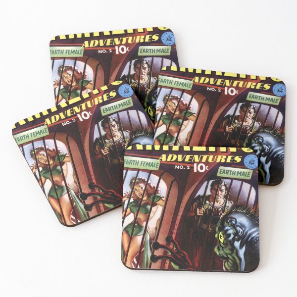Item preview, Amazing Adventures No. 2 Vintage Retro Comic Book Cover designed and sold by RetroCovers.