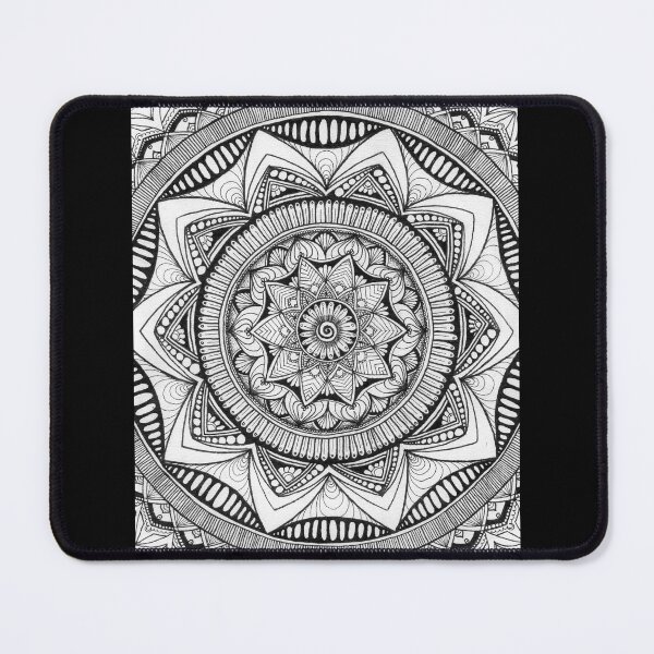 Item preview, Black and White Mandala designed and sold by Chelsea Jewett.