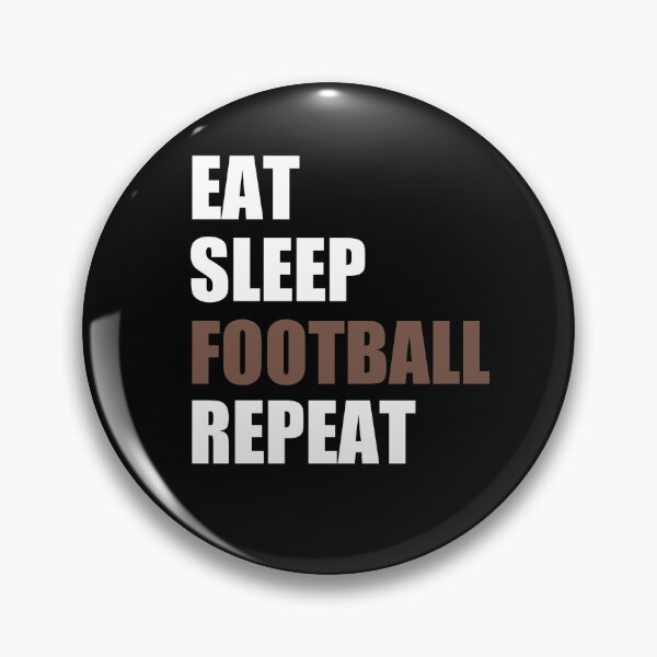 Artikelvorschau, Lustiges Fußballshirt, Eat Sleep Football Repeat, GESCHENK, Zitate entworfen und verkauft von HASSAN&M .