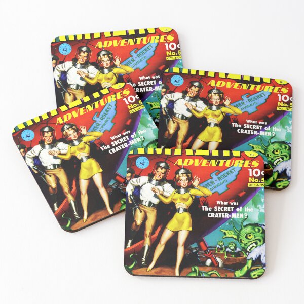 Item preview, Amazing Adventures No. 5 Vintage Retro Comic Book Cover designed and sold by RetroCovers.