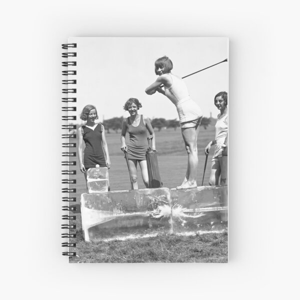 Item preview, Lady Golfers, Black and White, Vintage Art designed and sold by modernretro.
