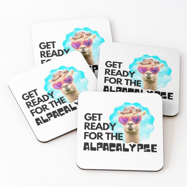 Item preview, GET READY FOR THE ALPACALYPSE - funny alpaca llama gift designed and sold by MiKy1997.