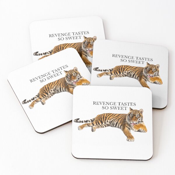 Item preview, Revenge Tastes so sweet, Tiger, Smart Tiger, Nerd Tiger designed and sold by OutLoudDesigns.