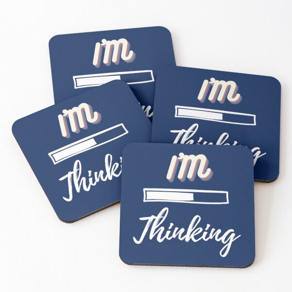 Item preview, IM Thinking Please Wait Funny Humorous Gifts Idea Fitted  designed and sold by Mustafagreen.