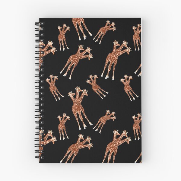 Item preview, Three-Necked Giraffe Pattern (in black) designed and sold by CosmicStory.