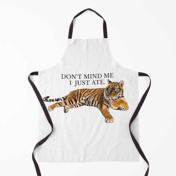 Item preview, Don't mind me I just ate, Tiger, Smart Tiger, Nerd Tiger designed and sold by OutLoudDesigns.