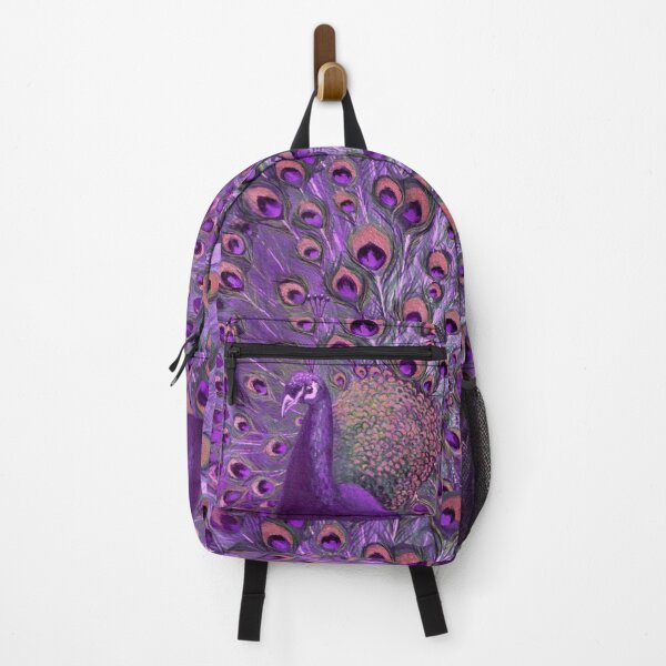 Item preview, Purple Peacock Full Glory designed and sold by Nicola Morgan.