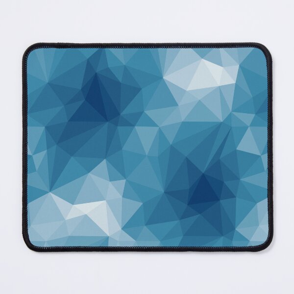 Item preview, Low poly blue pattern designed and sold by ProfiTrollka.