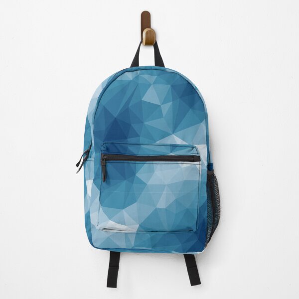 Item preview, Low poly blue pattern designed and sold by ProfiTrollka.