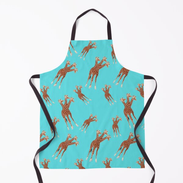 Item preview, Three-Necked Giraffe Pattern (in blue) designed and sold by CosmicStory.