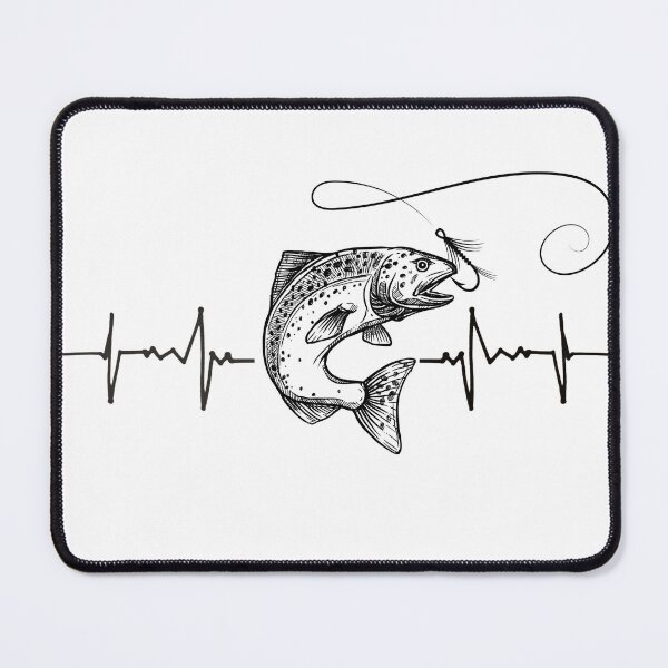 Item preview, Trout Fishing Heartbeat designed and sold by SOLprints.