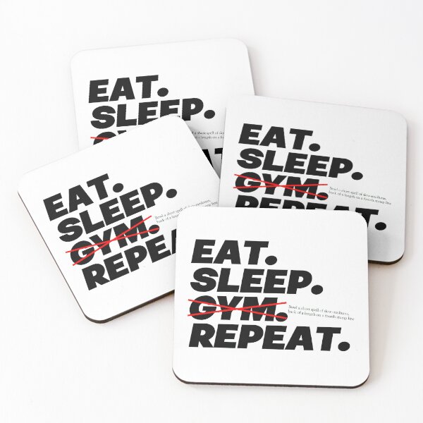 Item preview, EAT. SLEEP. Bowl a spell of slow-mediums. REPEAT - Black Text designed and sold by K*REG Tees.