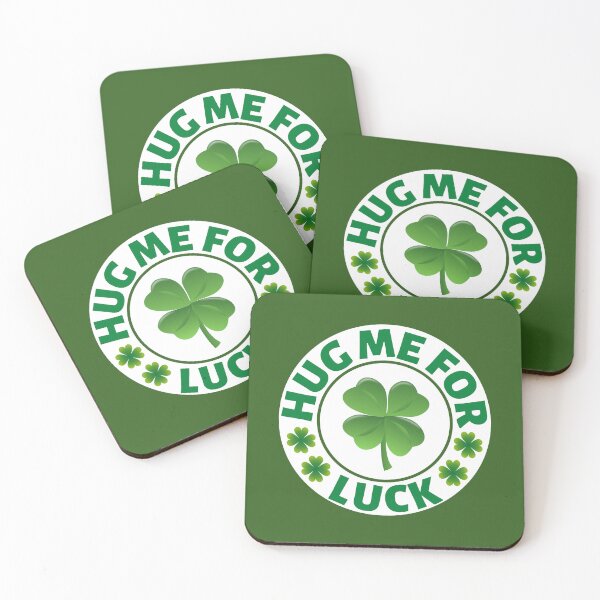 Item preview, Hug Me For Luck Round Design designed and sold by Design-Maniya.