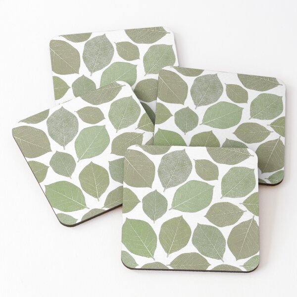 Item preview, magnolia leaves white olive sage green designed and sold by Delinda Graphic Studio.